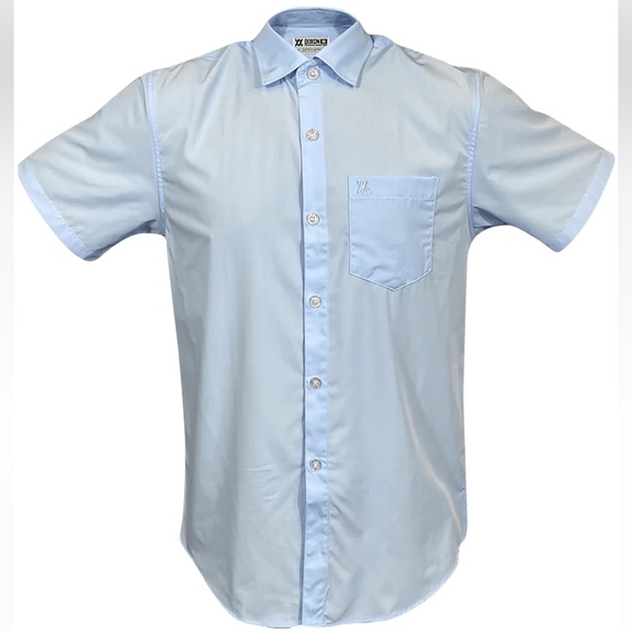 Dixxon Bamboo Light Blue Short Sleeve Shirt 3XL - Picture 3 of 12